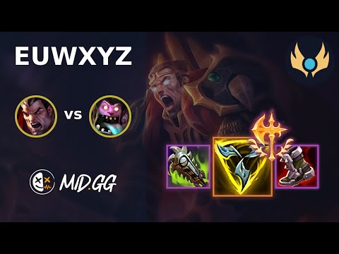 MID.GG: [ EUWXYZ ] Darius TOP vs Dr. Mundo | EUW CHALLENGER | LOL Season 2024