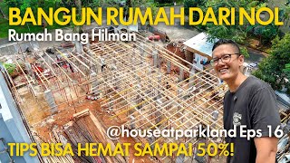 Tips Hemat Bangun Rumah Cepat : Steger dan Persiapan Balok