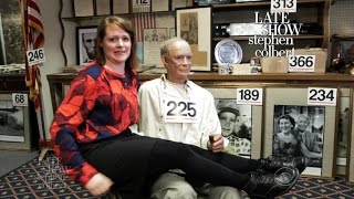 Waxing Presidential With The Late Show Road Show