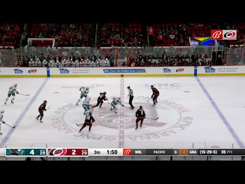 Hurricanes incredible comeback against Sharks. January 27, 2023