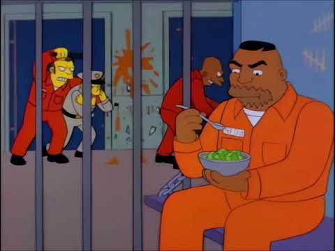 The Simpsons - Tyson in Jail