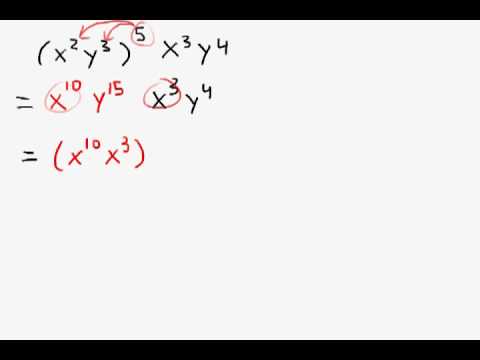 M095 Section 1.4 Simplifying Exponents