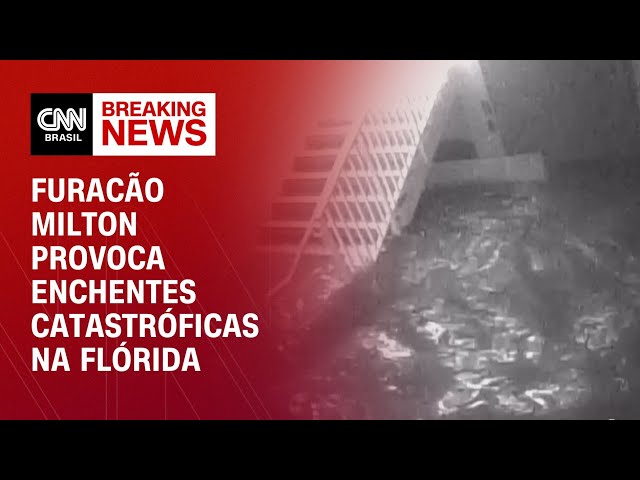 Furacão Milton provoca enchentes catastróficas na Flórida | CNN NOVO D