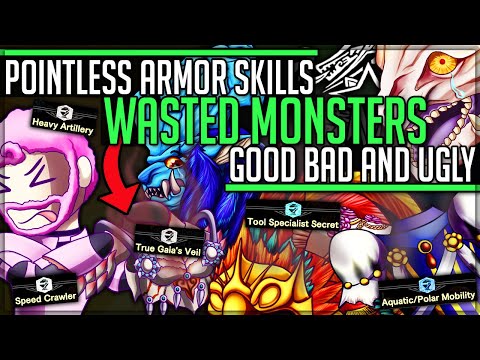 Useless Armor Skills + Wasted Monsters - Niche is Fun - Monster Hunter World Iceborne! (Discussion)