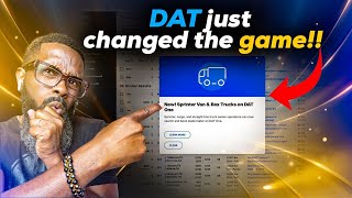 BREAKING: DAT Just Released Game-Changing Equipment Filters! Box Truck/Sprinters/Cargo Vans