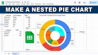 How to make a nested pie chart in Google Sheets