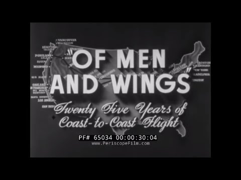 " OF MEN AND WINGS "  1918 - 1940  HISTORY OF AIR MAIL & PASSENGER FLIGHT  UNITED AIRLINES   65034