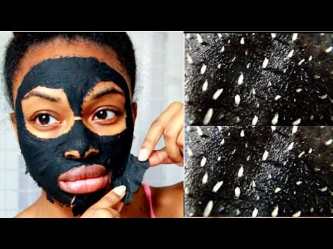 DIY Blackhead and Whitehead Remover Peel Off Mask | BLACK MASK