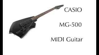 Video thumbnail for Casio's MG-500 MIDI Guitar by TomboLP