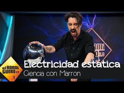 Marrón descubre las capacidades de la electricidad estática - El Hormiguero 3.0