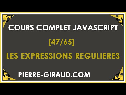 COURS COMPLET JAVASCRIPT 1 65 Présentation du cours JavaScript