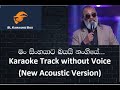 Man Sinhayata Bayai Pin Manda Ranga Bhumiye Karaoke Track Without Voice New Acoustic Version