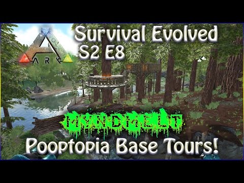 Pooptopia Base Tours! (Myndmelt) S2 E8 Ark Survival Evolved