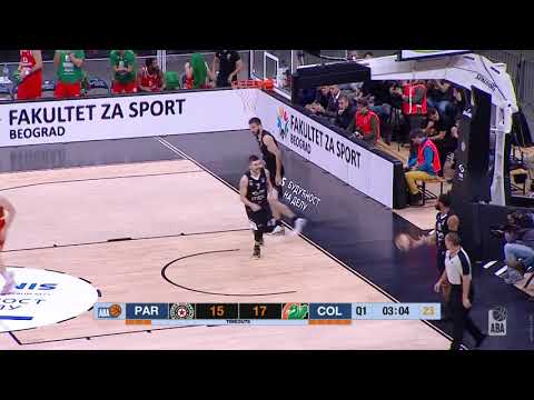 Codi Miller-McIntyre with a dunk! (Partizan NIS - Cedevita Olimpija, 11.1.2019)