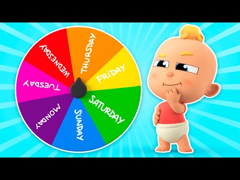 Learn the DAYS OF THE WEEK with Baby Miliki! – Nursery Rhymes & Kids Songs | Miliki