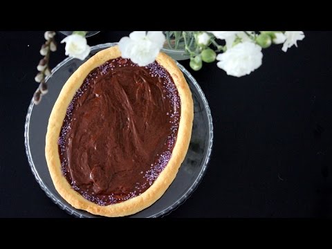 Mazurek czekoladowa pisanka