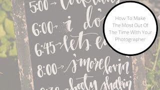 Your Wedding Day Timeline from a Photographer