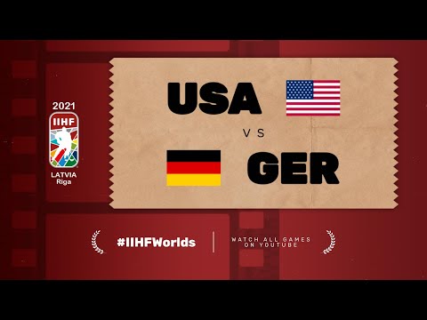 Хоккей Highlights: USA vs GERMANY | 2021 #IIHFWorlds