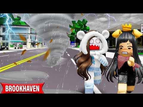 ALLARME BROOKHAVEN TORNADO SALVATAGGIO PLAYER IN PERICOLO SU ROBLOX!