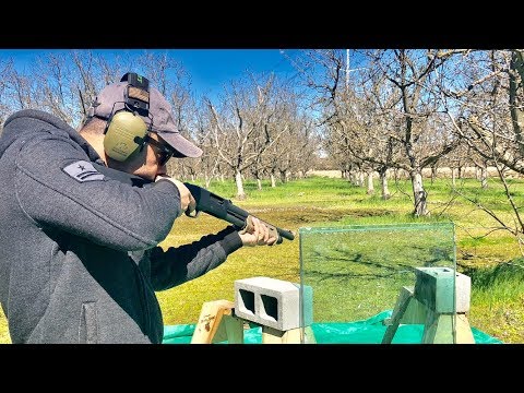 Shotgun vs Bulletproof Glass