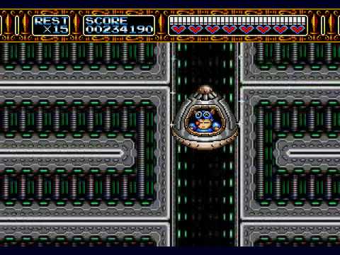 Rocket Knight Adventures - Final Boss - Crazy Hard Mode (Genesis)