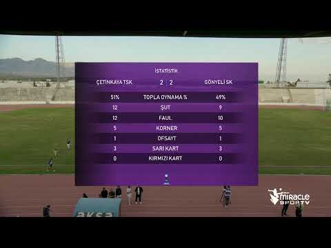 Çetinkaya TSK - Gönyeli SK (2.Yarı) | Miracle Spor TV