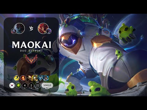 Maokai Support vs Zyra - KR Grandmaster Patch 12.21