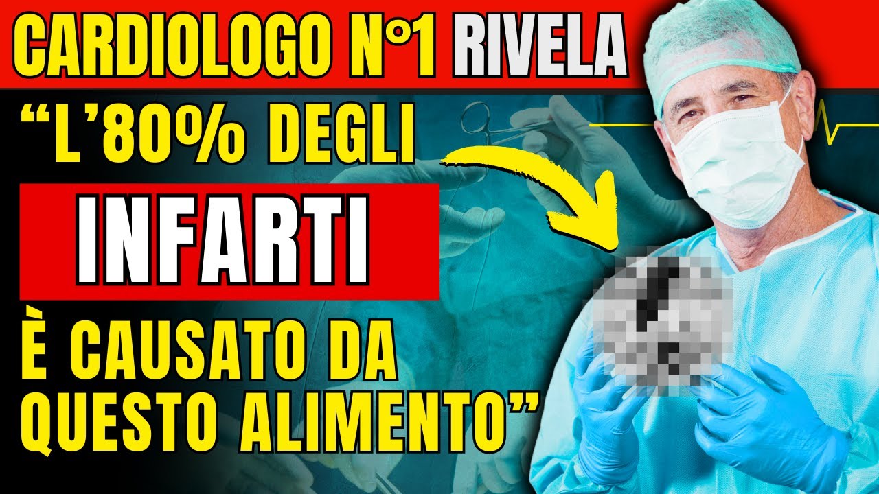 🚫CUORE a RISCHIO! Questi 6 ALIMENTI sono VELENO per il CUORE. LO DICE il miglior CARDIOLOGO
