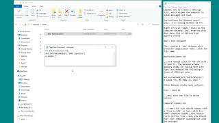 Download the video "VBScript: Get the computer to talk text messages through speakers."