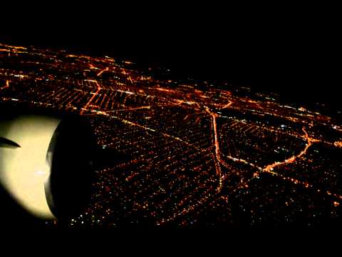 Boeing 767-300 ER, Beautiful Take Off at Night From New York JFK Airport