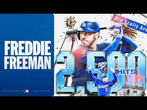 프레디 프리먼이 2019년 이후 처음으로 MLB 통산 2,500안타를 달성한 선수가 됐습니다! | MLB 하이라이트