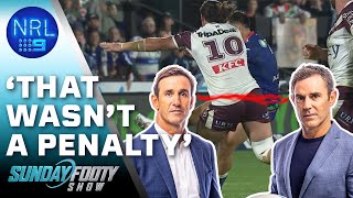 Legends CLASH over controversial penalty🔥🔥: Round 6 Recap - Sunday Footy Show | NRL on Nine