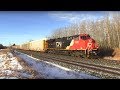 CN Train Spotting HD CN 3102 DPU 2986 Speeds M302 East At Gainford AB 3 10 1 3 18