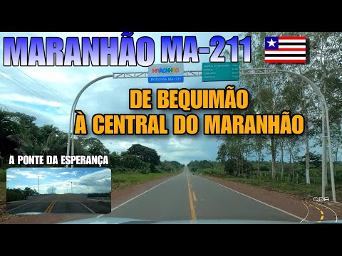 Conheçam o novo TRECHO entre Bequimão e Central do Maranhão, MA-211 e a Ponte que demorou mais saiu.
