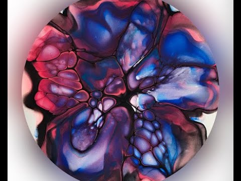 (320) Acrylic Fluid Pour -No Au Floetrol - Bloom Technique