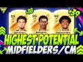 FC 24 | BEST HIGHEST POTENTIAL CM/MIDFIELDERS CAREER MODE!🔥| BEST YOUNG WONDERKIDS IN FC24⚽
