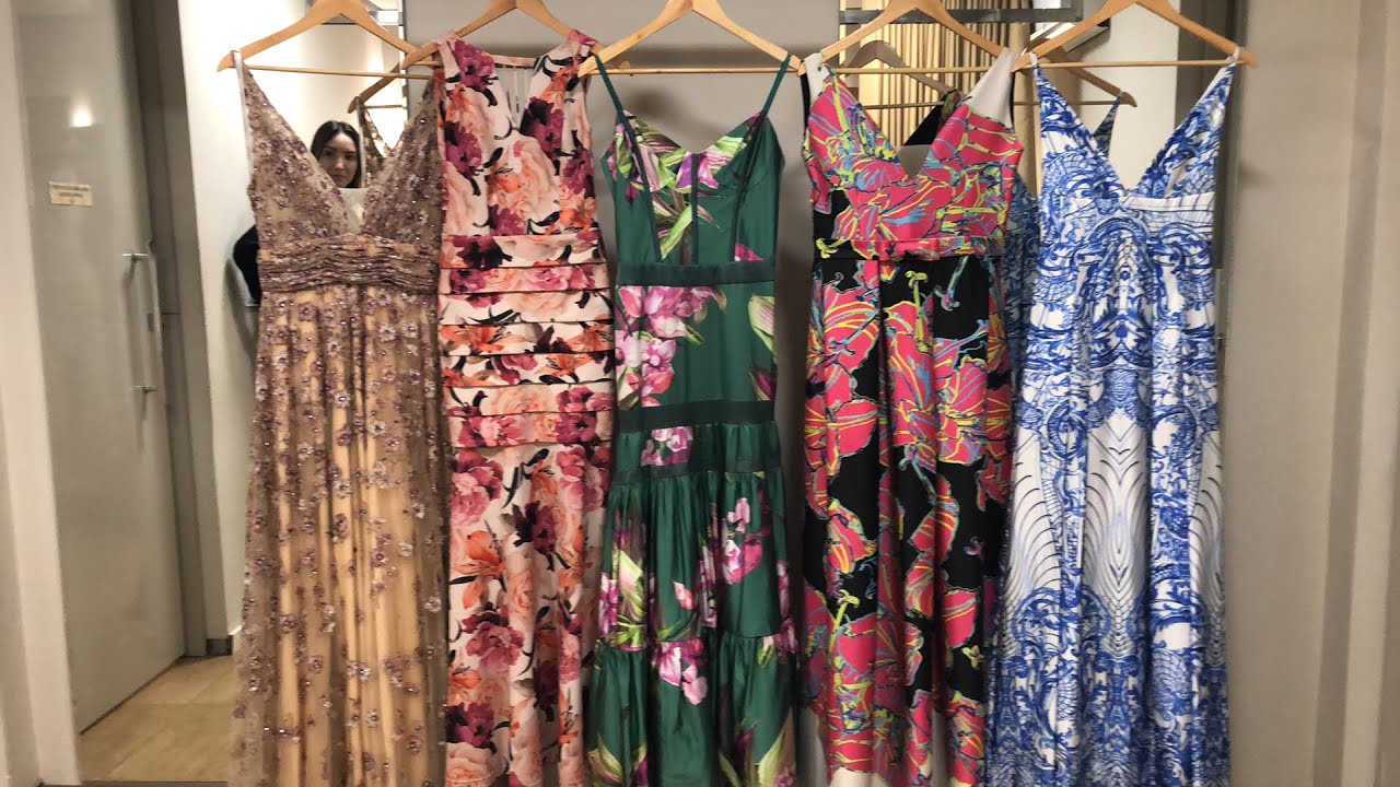 Watch Now Vestidos estampados para casamentos Vestidos estampados para casamentos