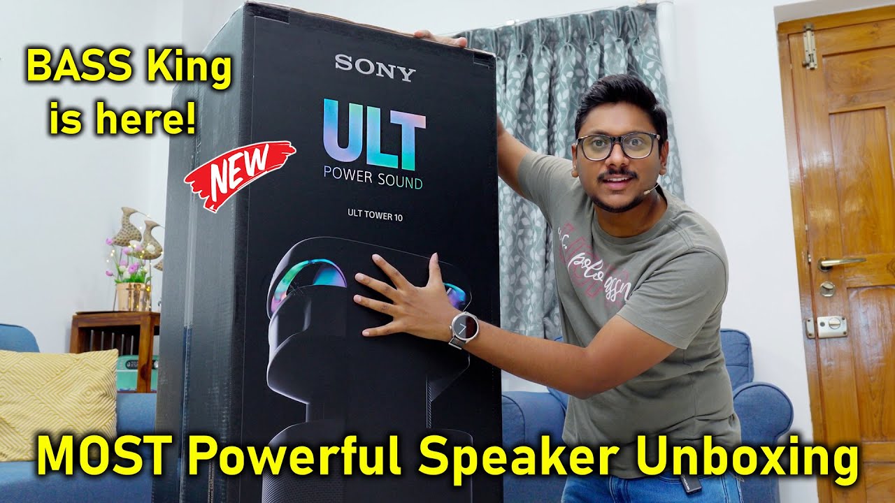 Sony ULT Tower 10 First Unboxing in India 🔥1000 Watt MADNESS !? 😱