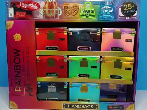 Mga rankinukas Rainbow High Accessories Studio Series 1, 1 vnt. asortimentas video