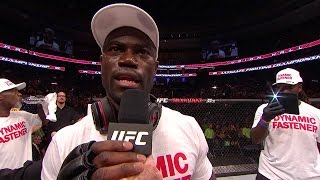 Uriah Hall sends message of peace after win