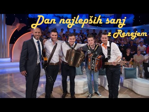 Rene Črešnar in oddaja Dan najlepših sanj - Oddaja 13 - 5. junij 2015