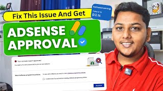 Fix Your Account Wasn't Approved Error And Get Google AdSense Approval