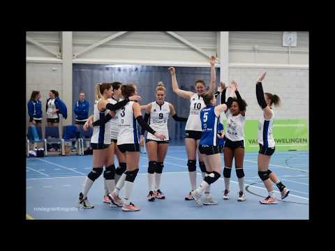 180128 Sliedrecht Spot Dames 1 - Flynth FAST Flamingo's Activia Dames 1 (Foto's Ron de Groot)