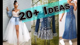 40+ Cool Ways to Upcycle Jeans & Sew Denim Projects!