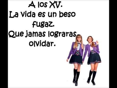 A mis XV - Eme 15 - Letra