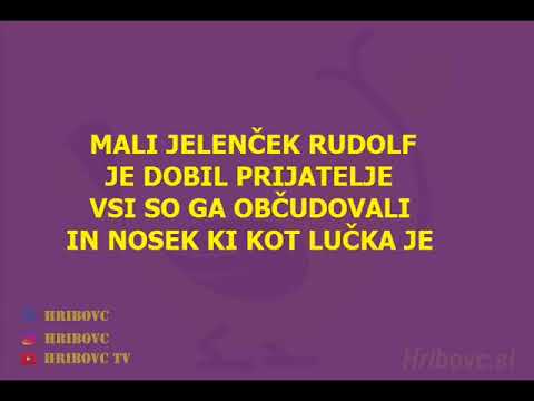 Saša Lendero - Mali jelenček Rudolf (besedilo)