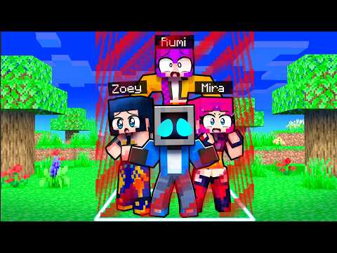 Locked on ONE BLOCK with KPOP DEMON HUNTERS in Minecraft!