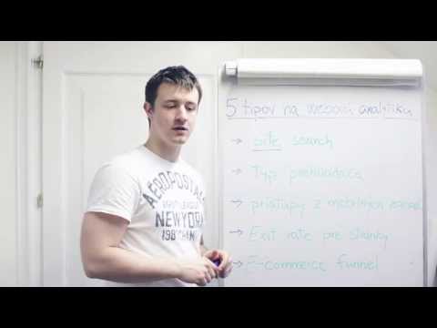 BE VISIBLE! videoblog #17 - 5 tipov pre webovú analytiku
