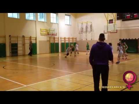 Košarkarica.si: Maribor - Panter Ilirija mlajše 92:35 U15, rojstni dan V. Ribič