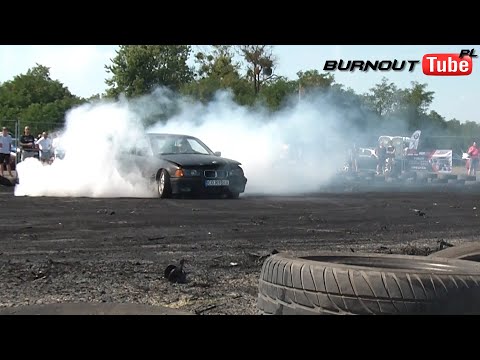 Pokaz mocy BMW E36 320 "CO RYBKA" -cz.2 - 24 Ogólnopolski Zlot BMW Toruń 2022